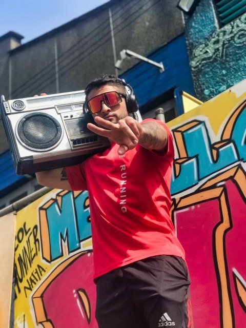 Lanzamiento urbano de evento deportivo